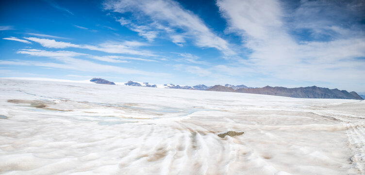 Skalafellsj�kull glacier in Iceland outdoors under a blue sky