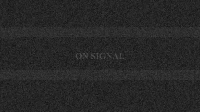 TV snow or noise concept, no signal concept. Tv screen noise glitch effect. Bad Tv Signal animation and TV static. TV snow or noise background