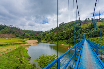 View of Kon Tu Rang in Mang Den in Vietnam which is a very famous destination of Quang Ngai © thiquynh