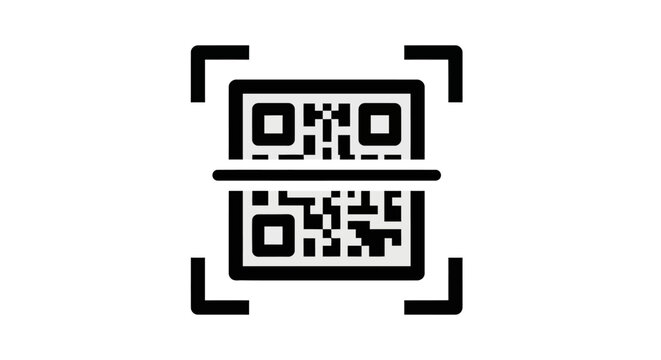QR Code Scanner Symbol.