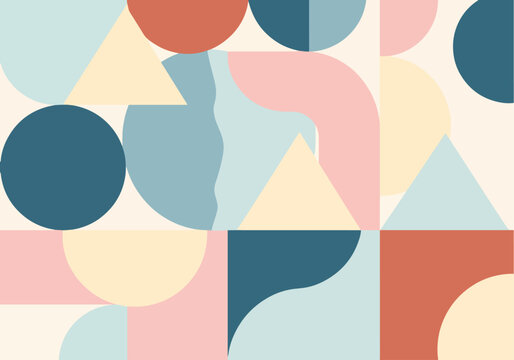 Decorative geometric pattern abstract background vector for branding and packaging