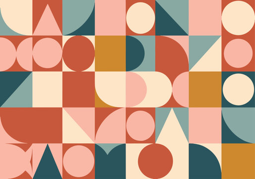 Artistic geometric arrangement abstract background vector for professional design use