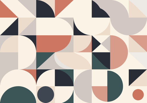 Contemporary shapes abstract background vector for branding presentation and marketing