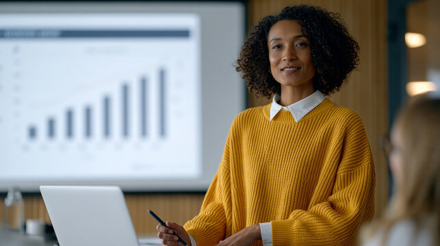 quality measure dashboard analyst presenting HEDIS performance metrics to a clinical quality committee in a conference room, projected scorecard showing care gap closure rates,