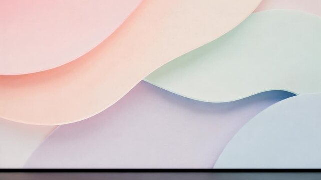 Medium shot focusing on pastel color palette adjustments on AI color formulation screen highlighting delicate tint optimization for painting design.