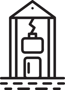 Professional Foundation Pile Driver Icon for Construction Engineering, Civil Infrastructure, Foundation Work, Heavy Equipment, Structural Design, Project Planning, Architectural Visuals