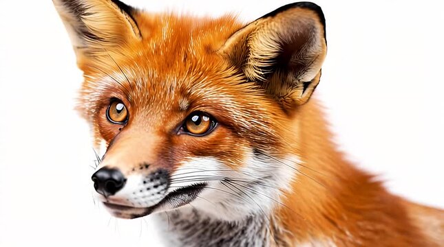 Close up of a red fox.