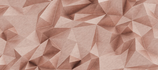 Fototapeta premium A subtle abstract geometric pattern resembling origami with soft lighting and texture.