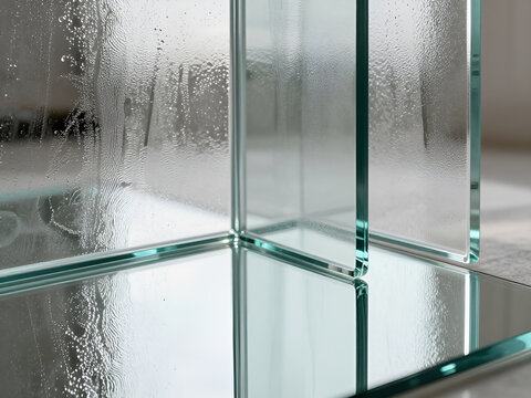 Luxury Glass Reflection Texture Pack with Premium Light Refractions and Elegant Surface Effects
