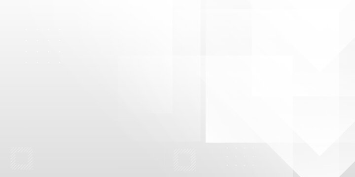 Abstract white geometric background with light grey square patterns for corporate and modern business designs