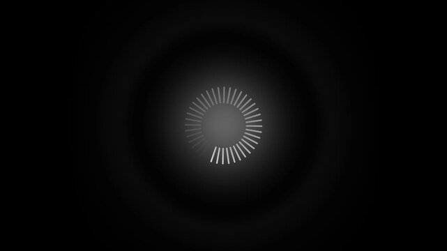 File #: cinematographer circular loading mark with black background. Loading wheel animation. loading icon animation. Loading Circle Video with Glow. Mk video.