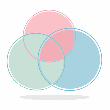 Three Intersecting Circles Diagram