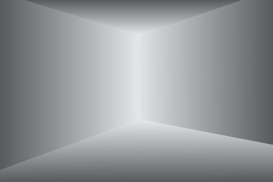 Room abstract background with red gradient perspective walls and glowing neon light corner studio corridor showroom banner presentation design