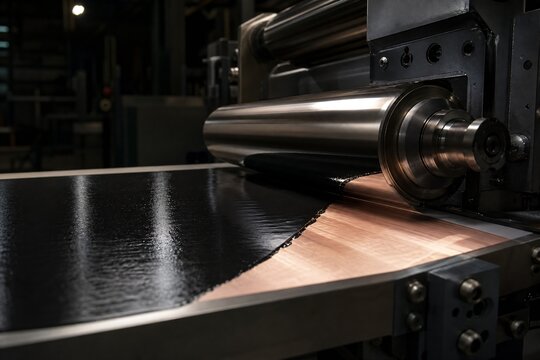 Roll to roll lithium battery electrode coating line in a dark factory