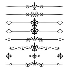 Collection of decorative dividers and border sets. © Sabrina45