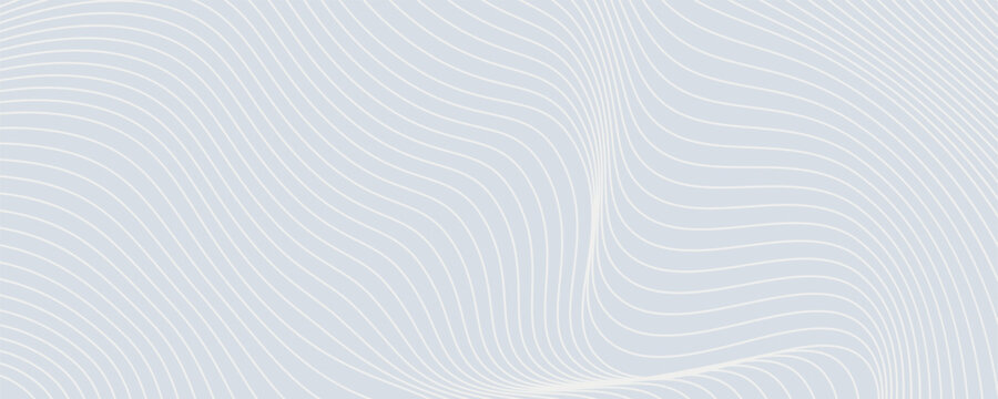 Premium background design with white line pattern (texture) in luxury pastel colour. Abstract horizontal vector template for business banner, formal backdrop, prestigious voucher, luxe invite