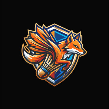 Fox Badminton Logo Design