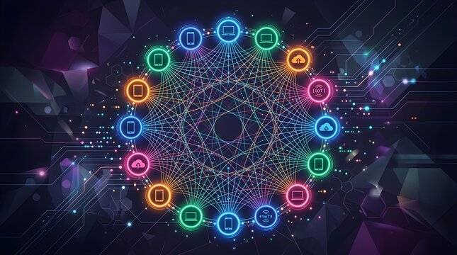 Circular Network of Interconnected Digital Devices and Cloud Technology