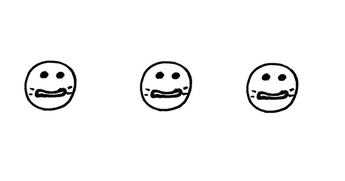 Doodle Neutral Faces Blas&eacute; Expression Brush