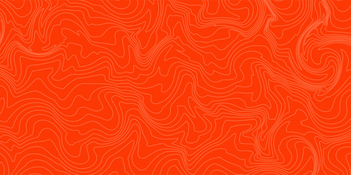 Seamless Abstract Pattern with Salmon Fish Fillet Texture in Lin Style Vector Background for Fish Packaging, Sushi Restaurant and Menu Design