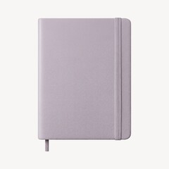 Obraz premium Elegant lavender notebook with strap.