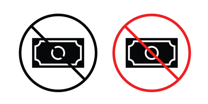 No money icon