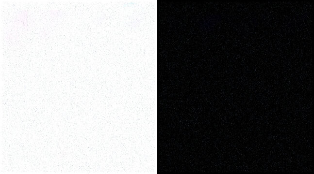 Minimalist split screen background with black and white halves, high contrast dual tone texture, simple monochrome geometric composition for copy space