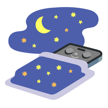 夜はスマートフォンを触らない