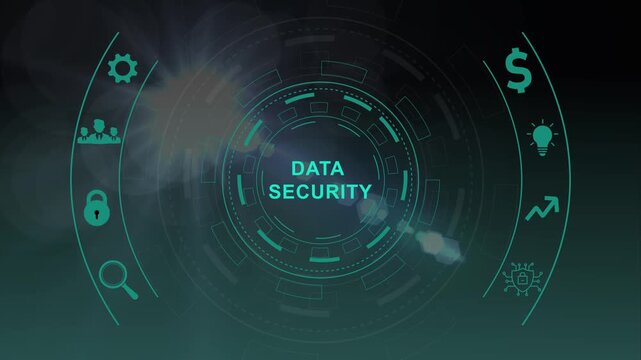 Cyber security data protection business technology privacy concept.