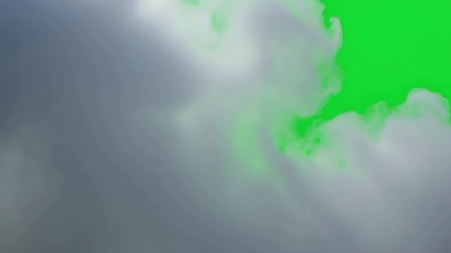 Soft Fog Mist Green Screen Overlay