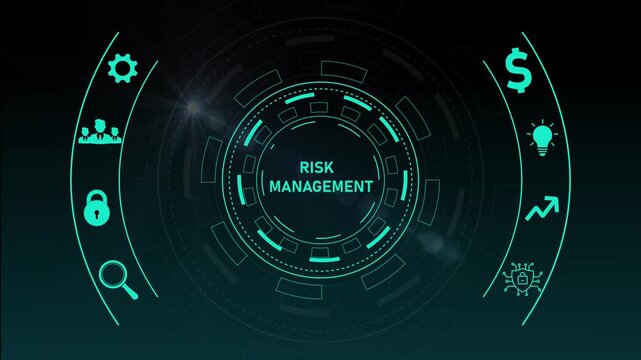 Risk Management and Assessment for Business Investment Concept.Internet, business, Technology and network concept.