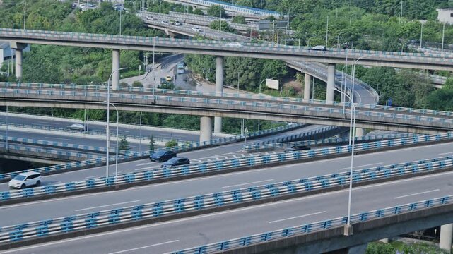 Huangjuewan interchange Overpass in Chongqing china