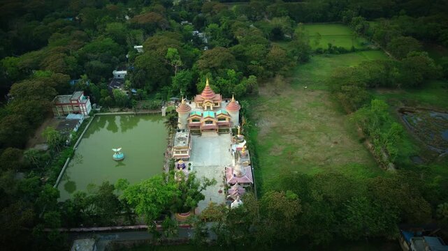 Aerial View of Kartala Belkhain Sadharmalankar Bihar 4k