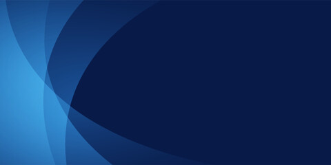 Obraz premium Abstract dark blue shapes background with wave and modern technology geometric pattern. Vector abstract graphic design banner pattern presentation background web template.