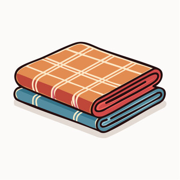 Stack of Folded Blankets