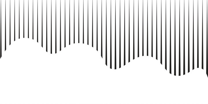 Sound wave line background, abstract equalizer with light glow effect, voice audio message, assistant, beat. Soundwave illustration. Vector
