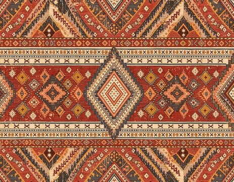Moroccan rug pattern background