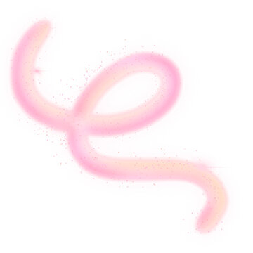 Magical pink fairy dust trail