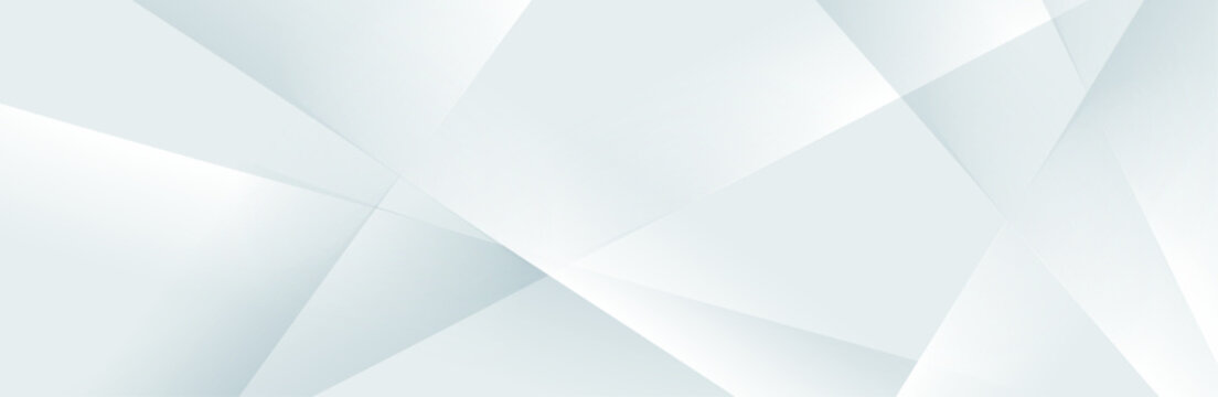 Light blue gray abstract background with overlapping sharp angular geometric panels and soft white gradient, perfect for architecture firm, finance company and modern corporate presentation design