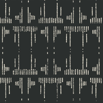 Minimalist lines African geometric ethnic ornament seamless pattern. Vintage Monochrome black white rustic boho texture. Contemporary Mudcloth modern stripes irregular Sophisticated Interior