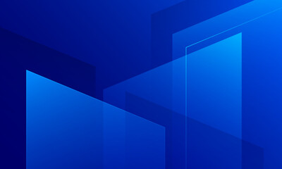 Fototapeta premium Abstract blue geometric gradation background. Vector illustration