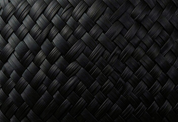 Naklejka premium Dark braided synthetic ribbon texture for modern product mockup