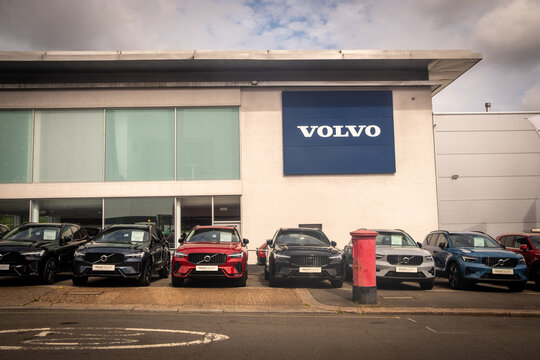 LONDON - Volvo car dealership- Chiswick High Road