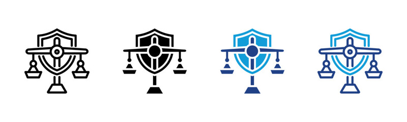 Integrity Web icon with multiple style collection © RanuKumbolo.lab