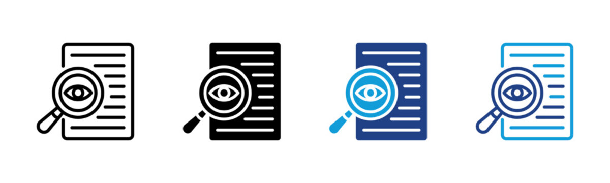 Transparency Web icon with multiple style collection
