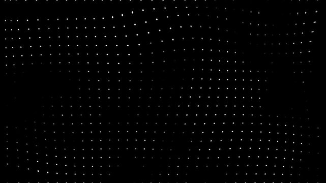 binary code background mition video background. halftone wavy motion video background