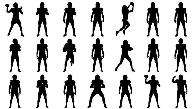Silhouettes of people dancing in a row isolated on transparent background, Vector