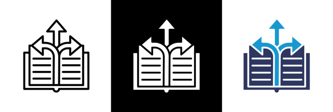 Learning Journey triple icon