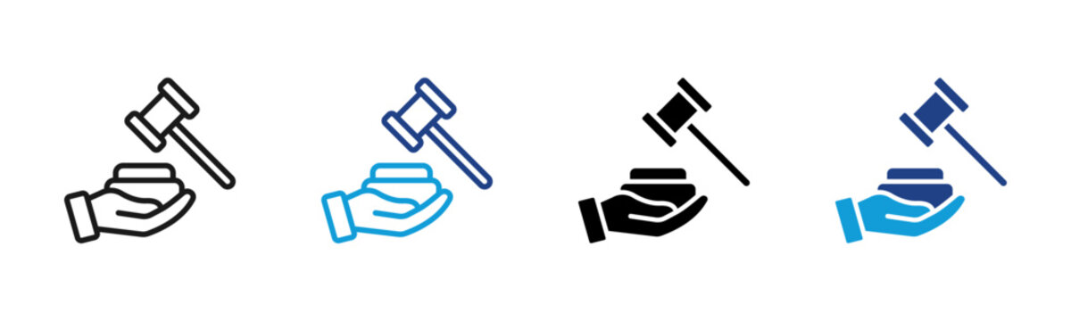 Compliance Web icon with multiple style collection