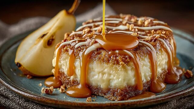 baked apple pie with cinnamon